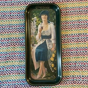 Vintage 1973 Coca Cola Memorabilia Metal Serving Tray